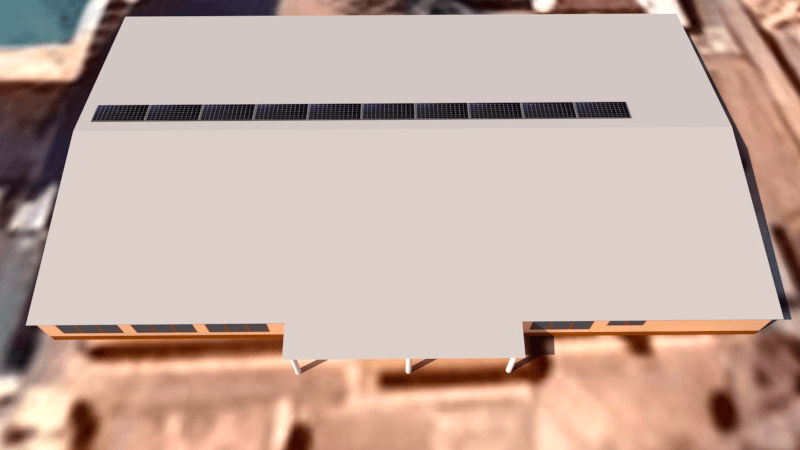 6.2kWp commercial hybrid system with 10.24kWh battery storage
